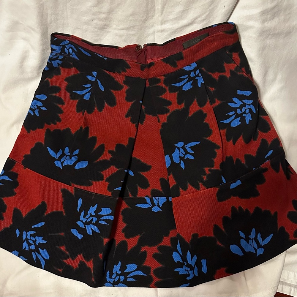 J. Crew firework floral a-line skirt (Size 4)